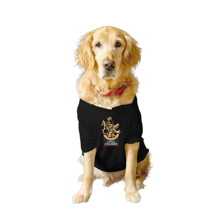 "Loyal Chasers Bangalore" Customizable Crew Neck T-shirt Dog Jersey