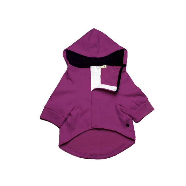 "Cold Nose, Warm Heart" Printed Dog Hoodie Jacket