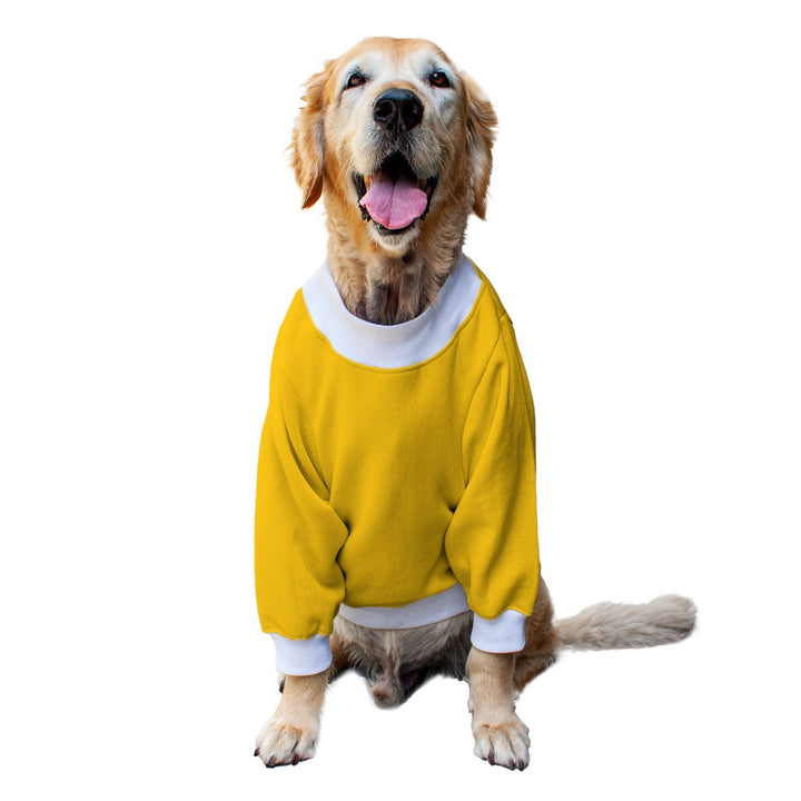Ruse 'Basics' "Zero Barks Given" Printed Crew Neck Full Sleeve Sweatshirt For Dogs