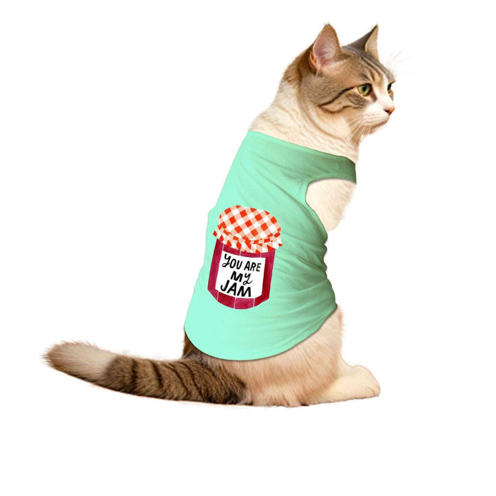 "You're My Jam" Printed Tank Cat Tee