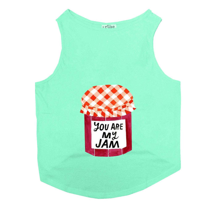 "You're My Jam" Printed Tank Cat Tee
