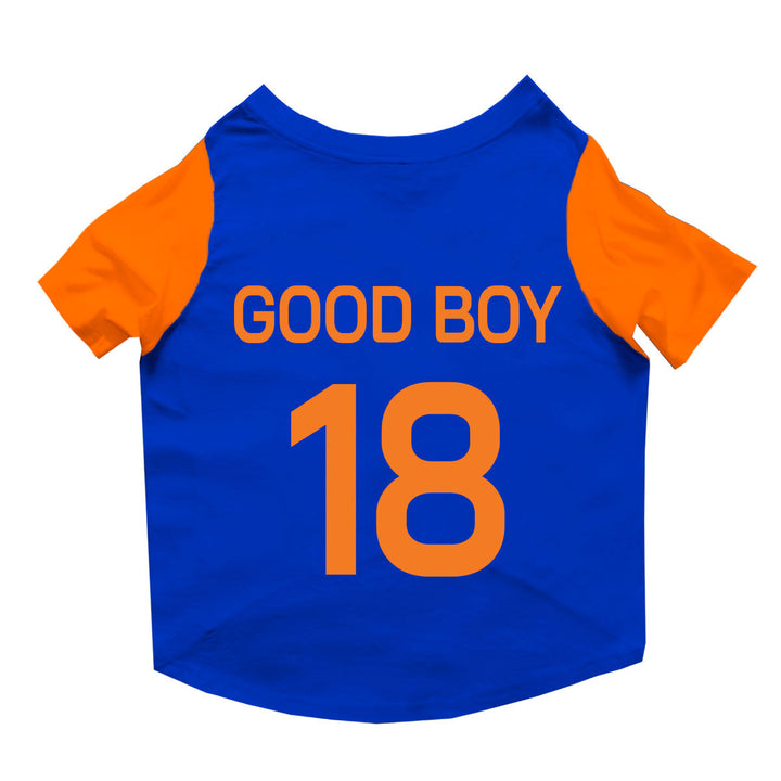 India Cricket 2025-26 Customizable Dog Sports Crew Neck Cricket T-shirt/Jersey Team India With Customizable Dog Name and Jersey Number