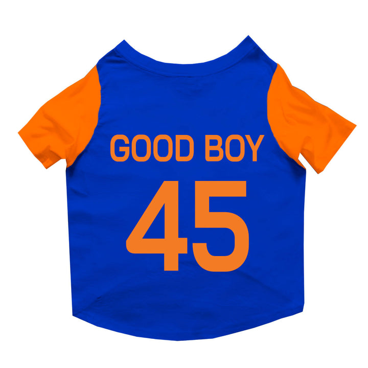India Cricket 2025-26 Customizable Dog Sports Crew Neck Cricket T-shirt/Jersey Team India With Customizable Dog Name and Jersey Number