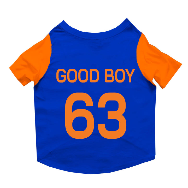 India Cricket 2025-26 Customizable Dog Sports Crew Neck Cricket T-shirt/Jersey Team India With Customizable Dog Name and Jersey Number