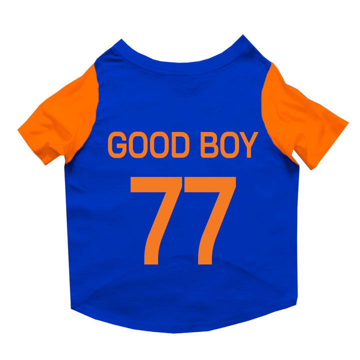 India Cricket 2025-26 Customizable Dog Sports Crew Neck Cricket T-shirt/Jersey Team India With Customizable Dog Name and Jersey Number