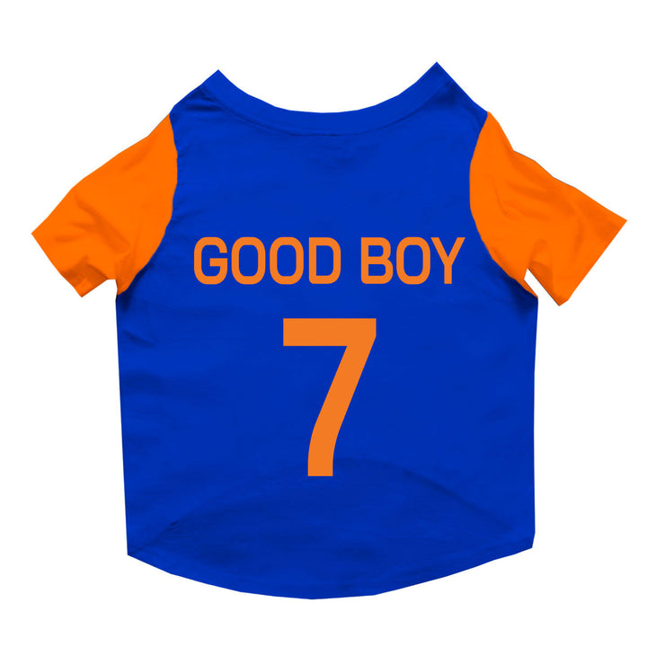 India Cricket 2025-26 Customizable Dog Sports Crew Neck Cricket T-shirt/Jersey Team India With Customizable Dog Name and Jersey Number