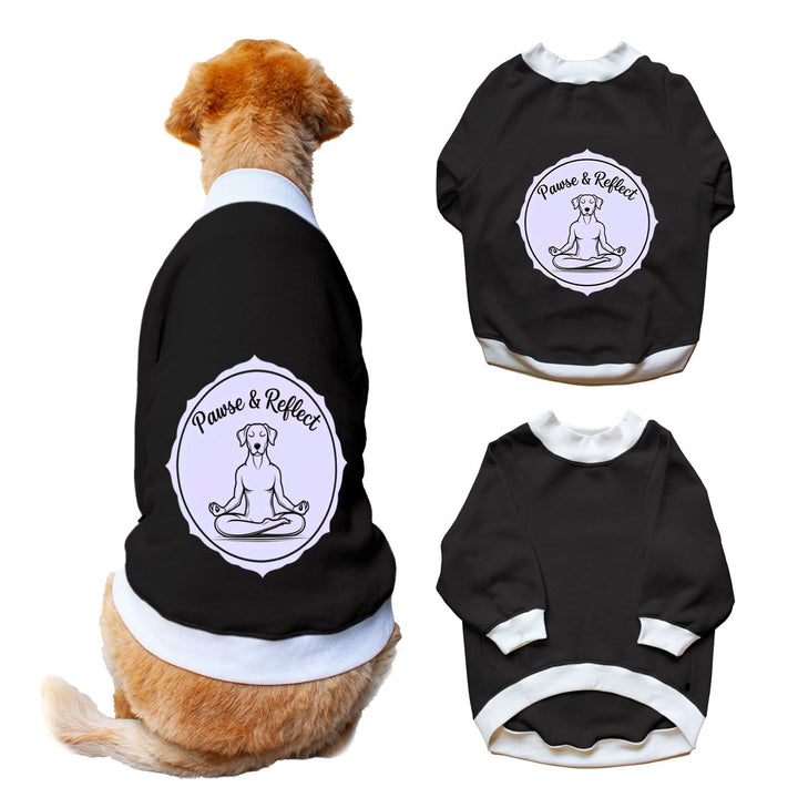 Ruse 'Basics' "Paws and Reflect" Printed Crew Neck Full Sleeve Sweatshirt For Dogs