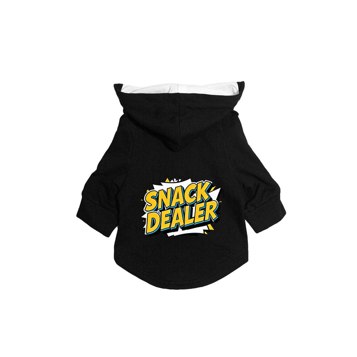 "Snack Dealer" Printed Dog Hoodie Jacket
