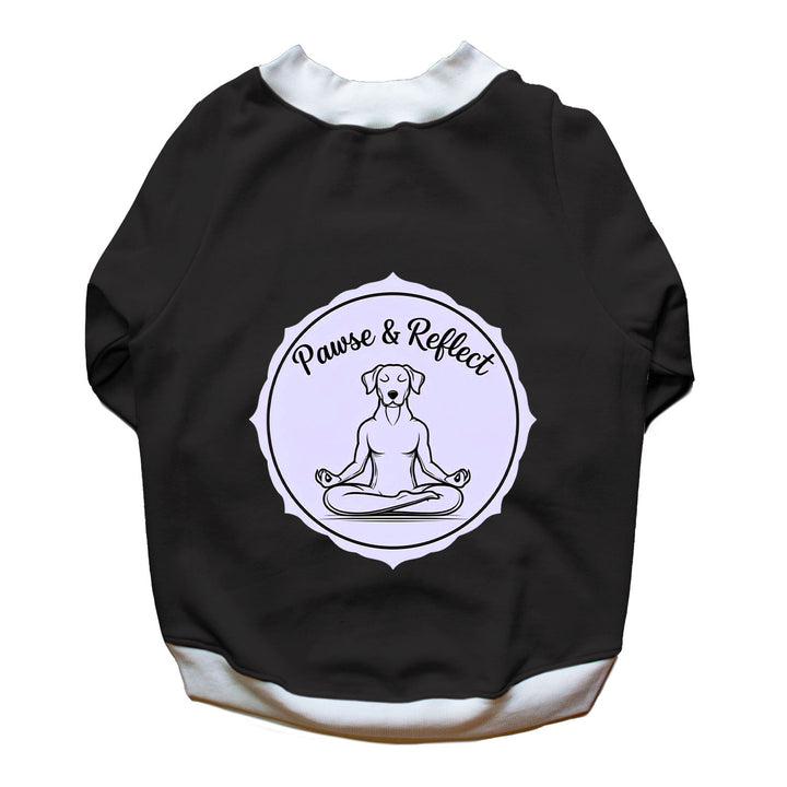 Ruse 'Basics' "Paws and Reflect" Printed Crew Neck Full Sleeve Sweatshirt For Dogs