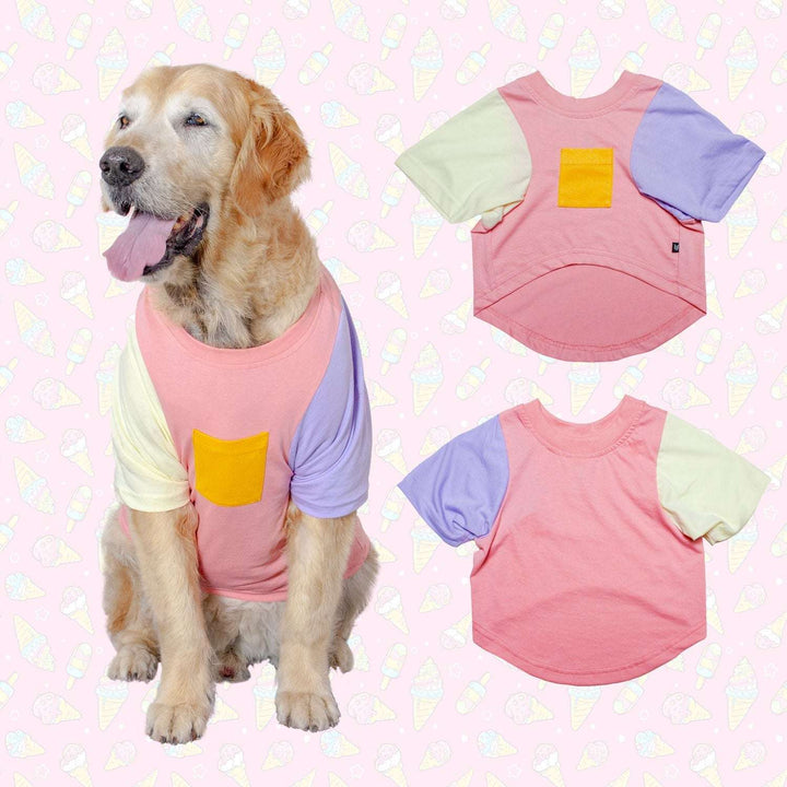 Candy Floss Treat Pocket Dog Tee
