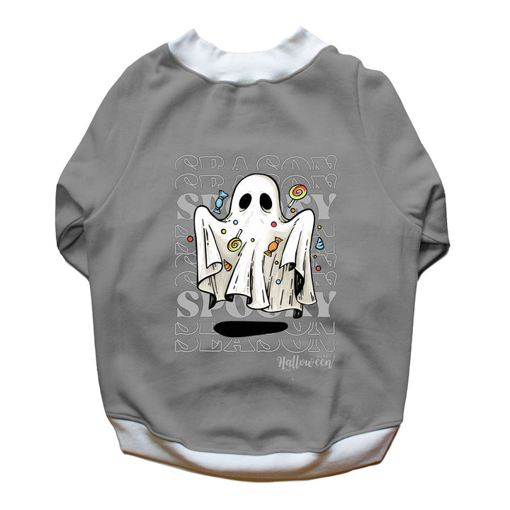 Ruse 'Basics' "Spooky Season" Printed Crew Neck Full Sleeve Sweatshirt For Dogs