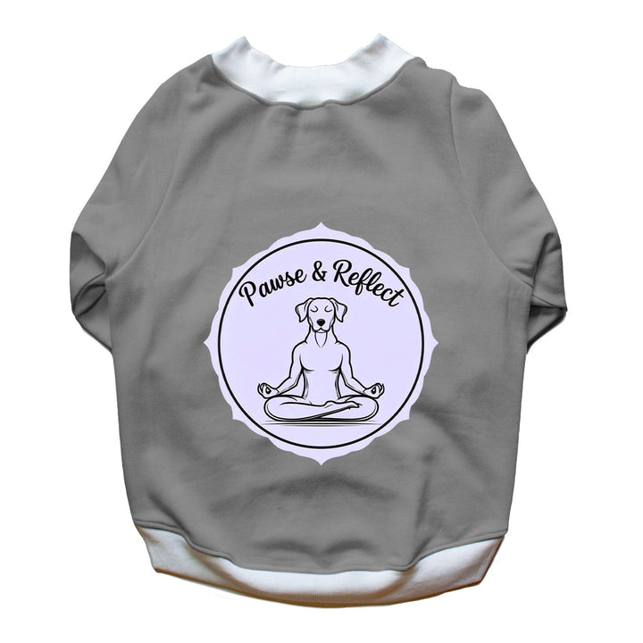 Ruse 'Basics' "Paws and Reflect" Printed Crew Neck Full Sleeve Sweatshirt For Dogs