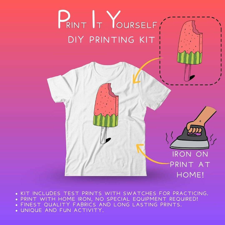 Ruse DIY Print-At-Home Unisex White T-Shirt – “Icicle”