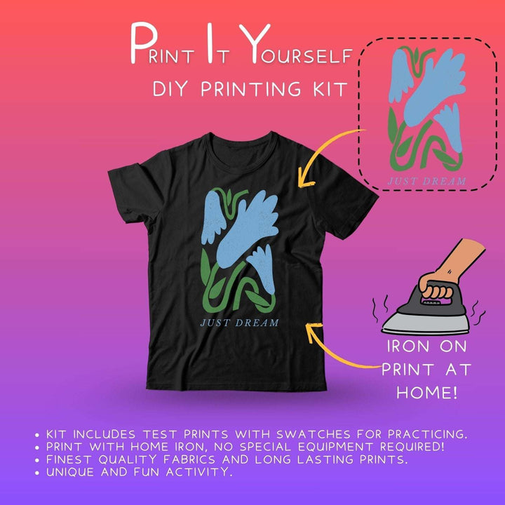Ruse DIY Print-At-Home Unisex Black T-Shirt – “Just Dream”