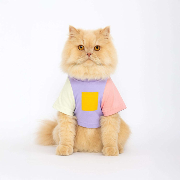 Candy Floss Treat Pocket Cat Tee