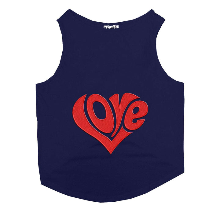 "Love Patch" Printed Tank Cat Tee