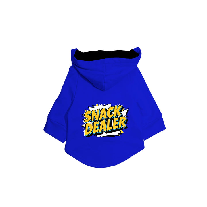 "Snack Dealer" Printed Dog Hoodie Jacket