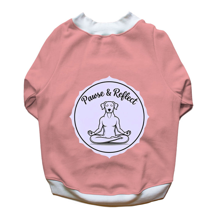 Ruse 'Basics' "Paws and Reflect" Printed Crew Neck Full Sleeve Sweatshirt For Dogs