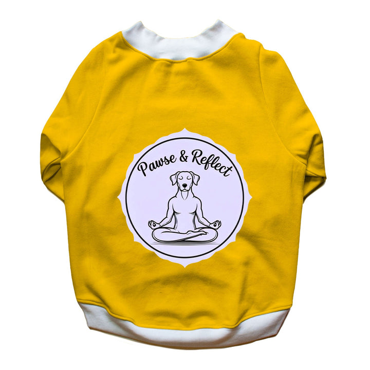 Ruse 'Basics' "Paws and Reflect" Printed Crew Neck Full Sleeve Sweatshirt For Dogs
