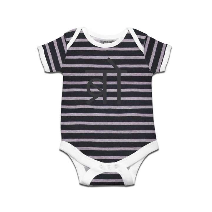 Mimic By Ruse BRO Printed Striped infant Romper For Baby