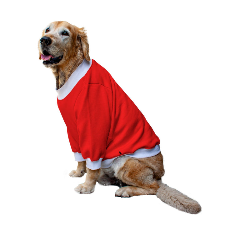 Ruse 'Basics' "Christmas Calories Don't Count" Printed Crew Neck Full Sleeve Sweatshirt For Dogs