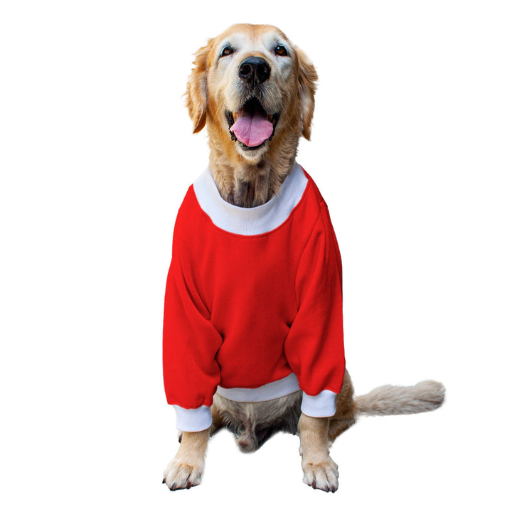 Ruse 'Basics' "Namasleigh" Printed Crew Neck Full Sleeve Sweatshirt For Dogs