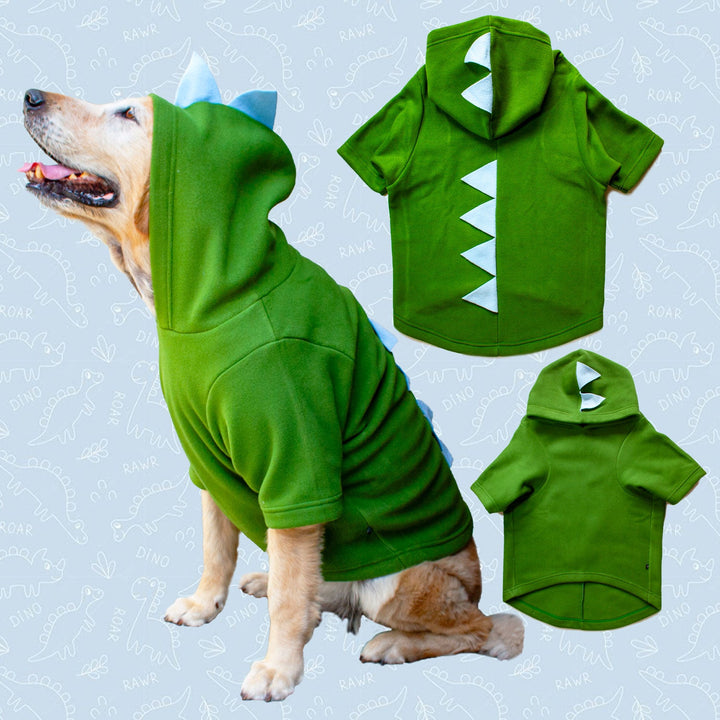 Dinosaur Hoodie For Dogs
