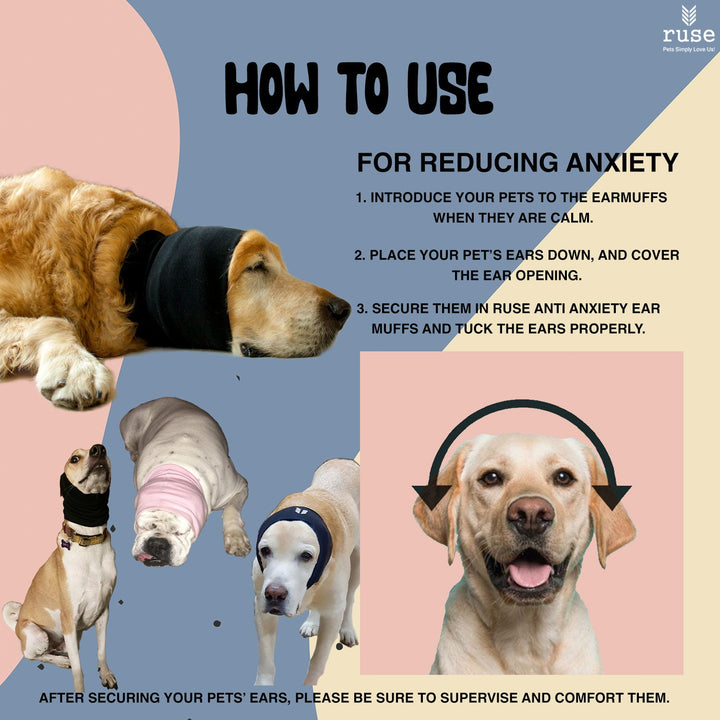 Anti Anxiety Pet Ear Muffs 2.0 (For Diwali, Weddings etc.)