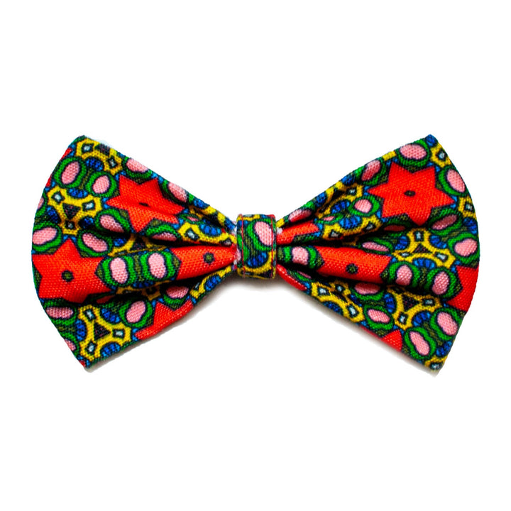 All-over printed Military Grade Canvas Dog Neck Upcycled Dog bow tie