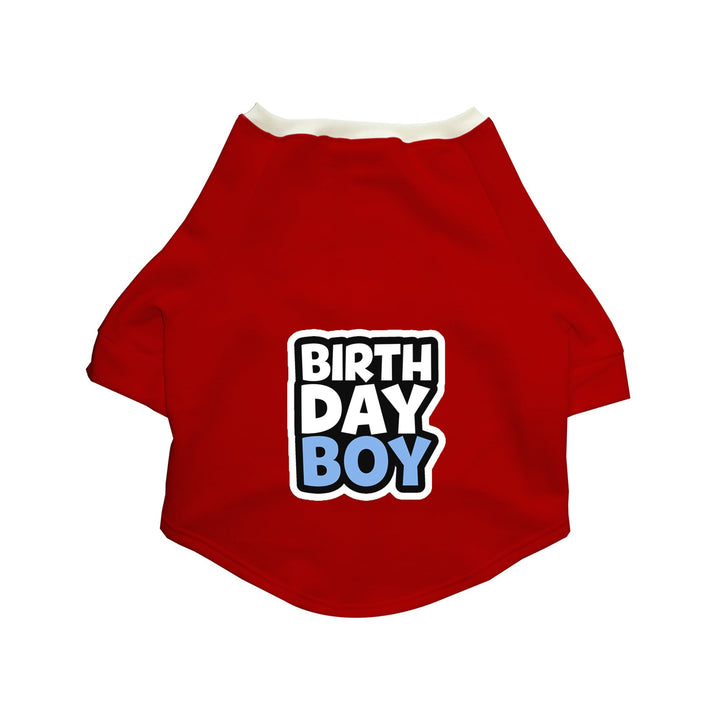 "Birthday Boy Too" Printed Dog Technical Jacket