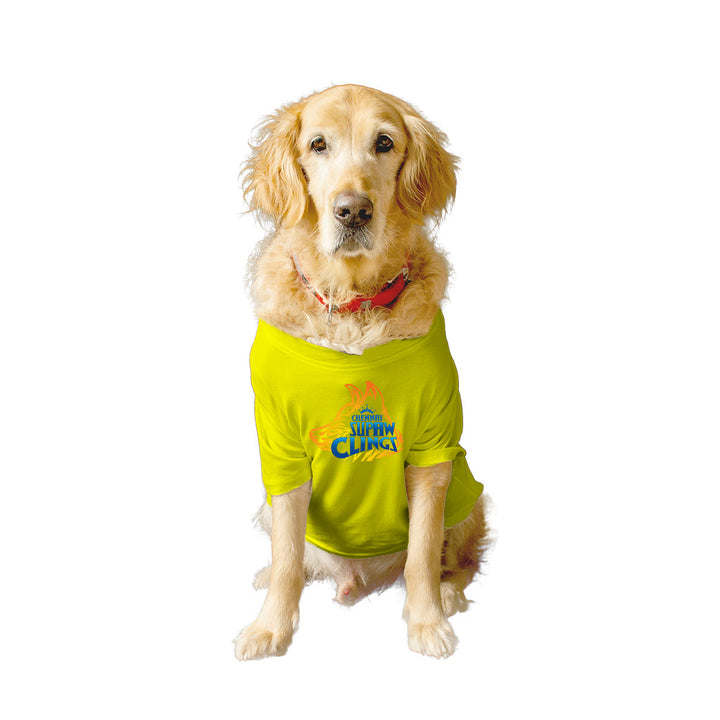 "Chennai Supaw Clings" Customizable Crew Neck T-shirt Dog Jersey