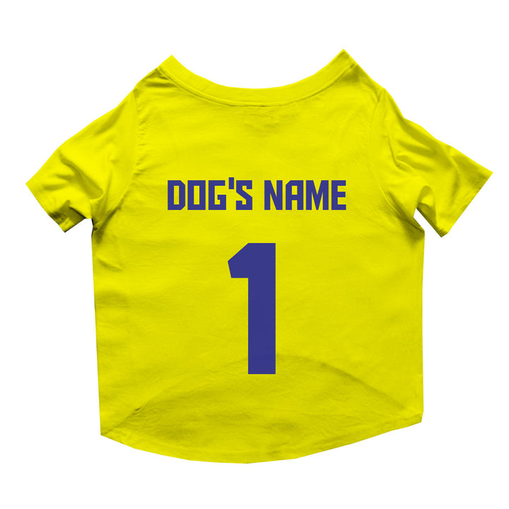 "Chennai Supaw Clings" Customizable Crew Neck T-shirt Dog Jersey