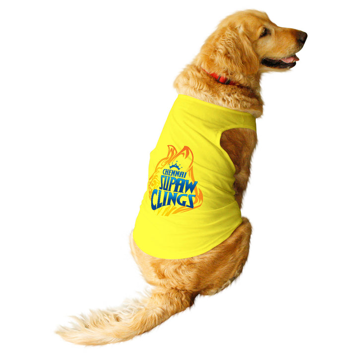 "Chennai Supaw Clings" Printed Tank Dog Jersey