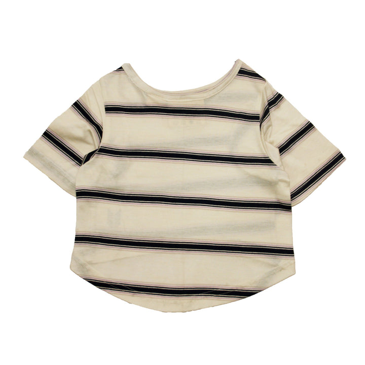 Cookies And Cream Striped Treat Pocket With Full Sleeves Dog Tee