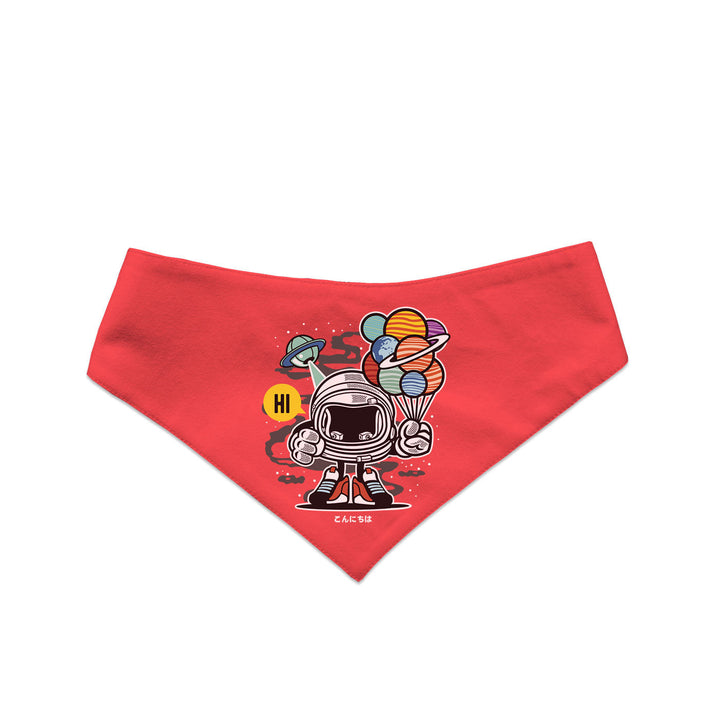 "Gift From Outer Space" Printed Reversible Bandana for Dogs