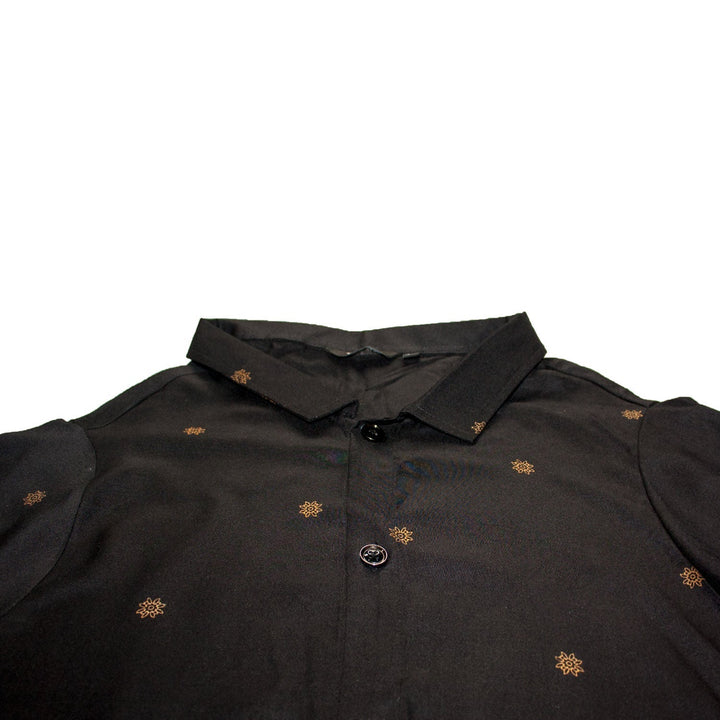 Gold Flower Dog Shirt | SoftTech Fabric