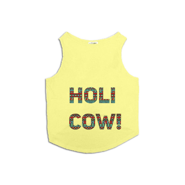 "Holi Cow" Dog Tee