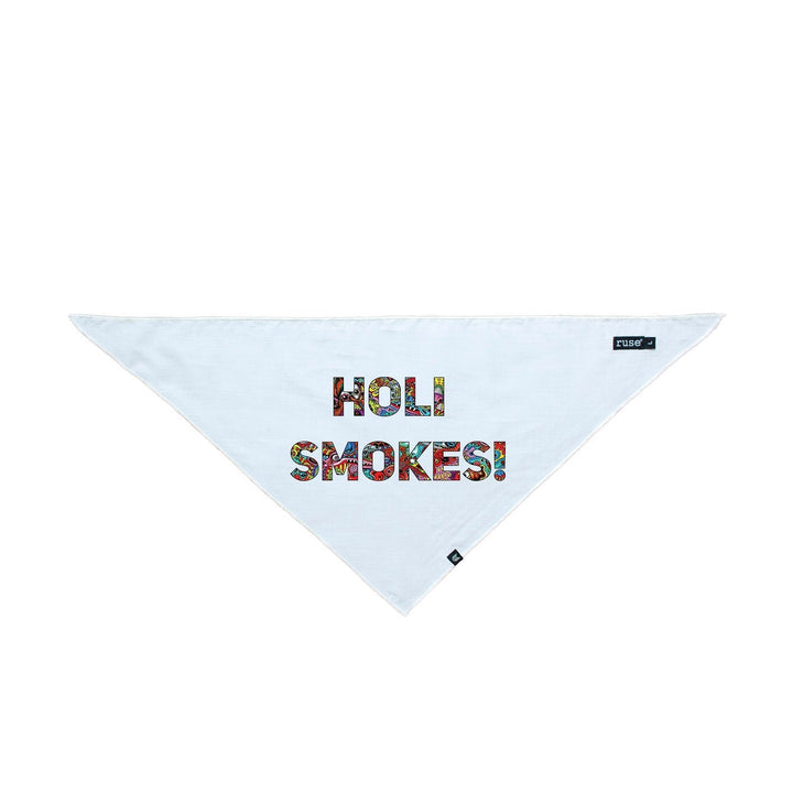 "Holi Smoke" Printed Knotty Dog Bandana