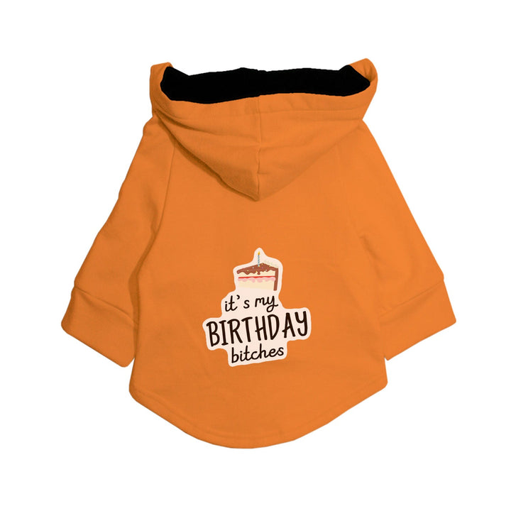 "It's My Birthday Bitches-2" Printed Dog Hoodie Jacket