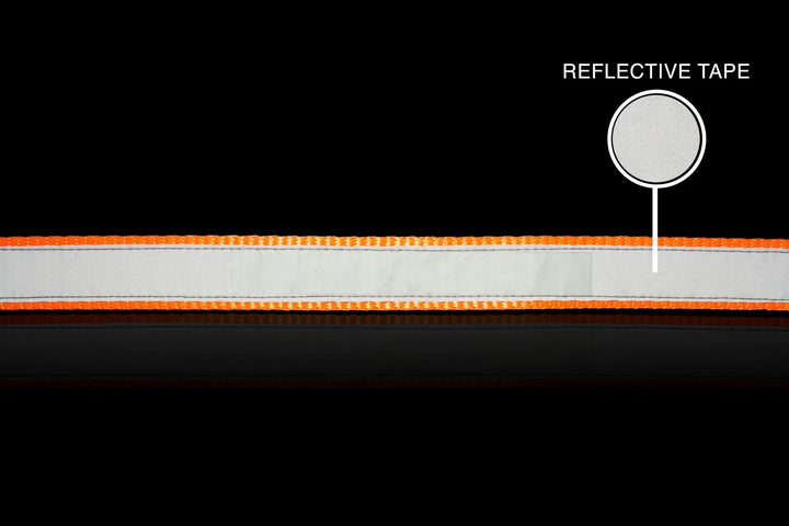 "Jumper" Printed Reflective Nylon Neck Belt Adjustable Dog Collar