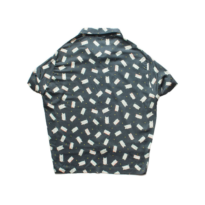 Kitties Allover Printed Shirt | SoftTech Fabric