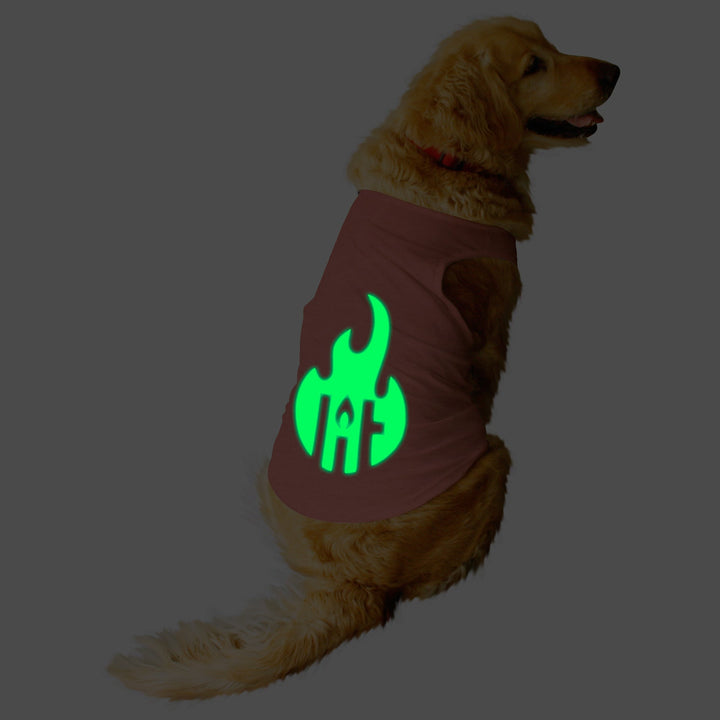 "LIT" Night Glow Printed Dog Tee