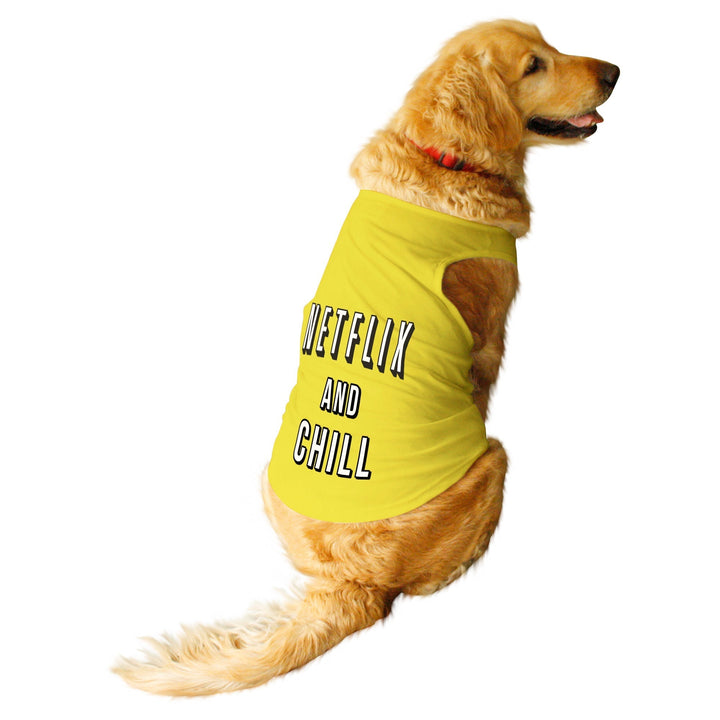 Netflix And Chill Dog Tee