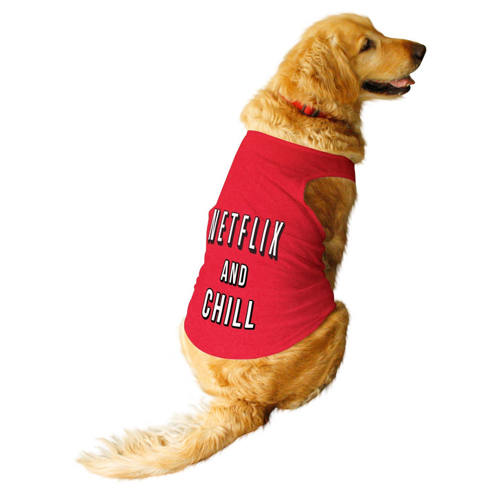 Netflix And Chill Dog Tee
