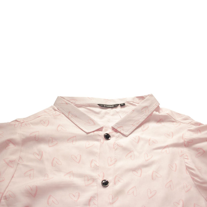 Pink Hearts Dog Shirt | SoftTech Fabric