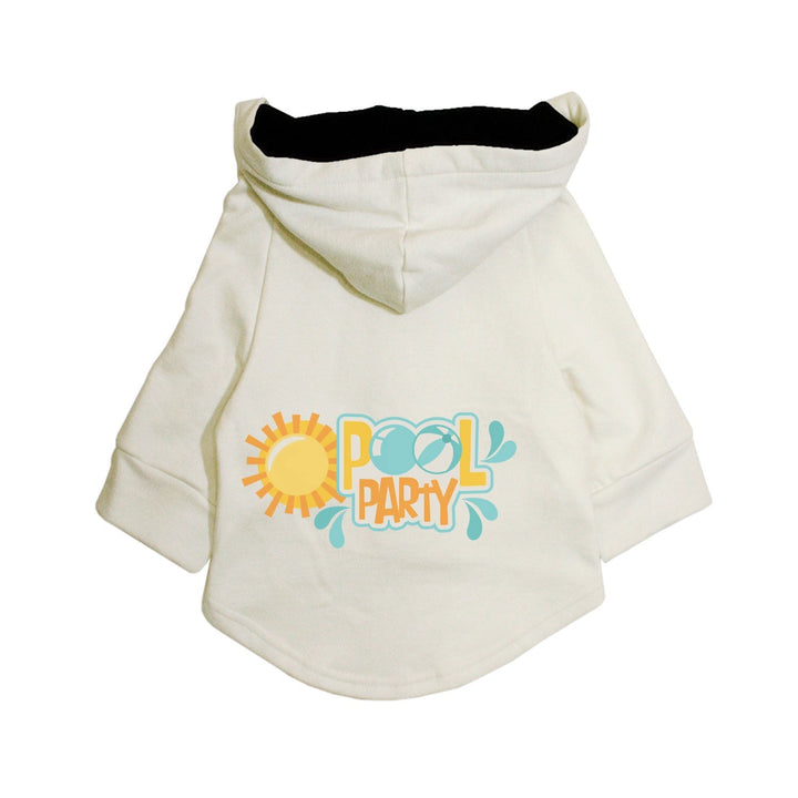 "Pool Party" Printed Dog Hoodie Jacket