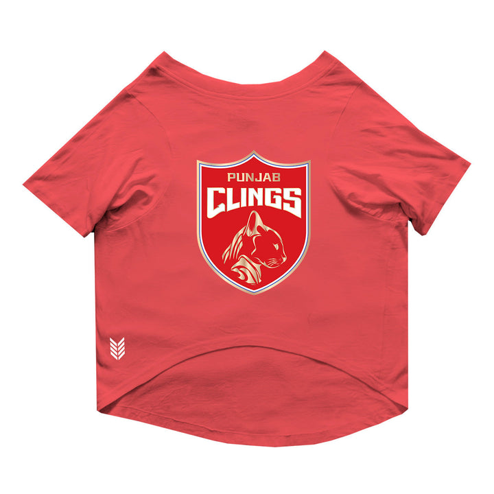 "Punjab Clings " Customizable Crew Neck T-shirt Dog Jersey