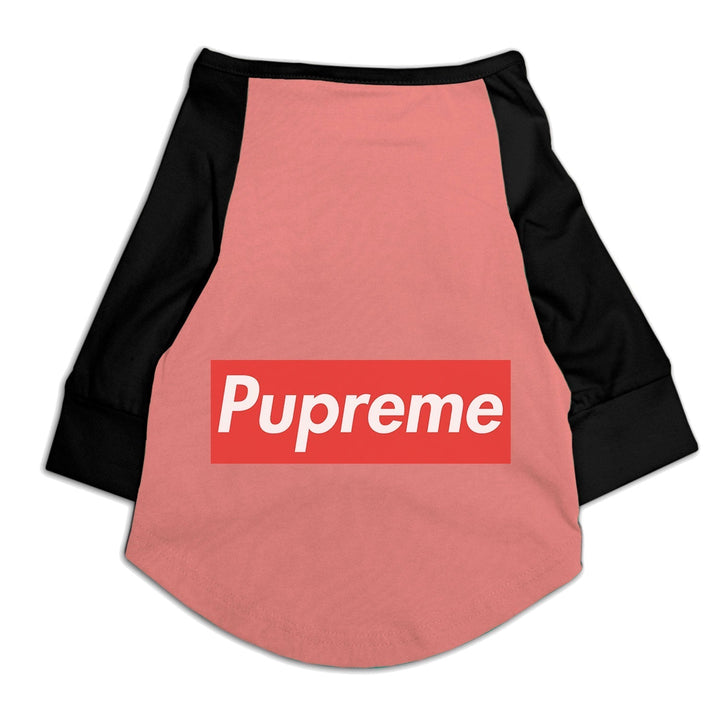 "Pupreme" Raglan Dog Streetwear Tee
