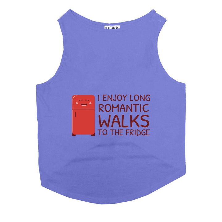 "Romantic Walks" Printed Tank Cat Tee