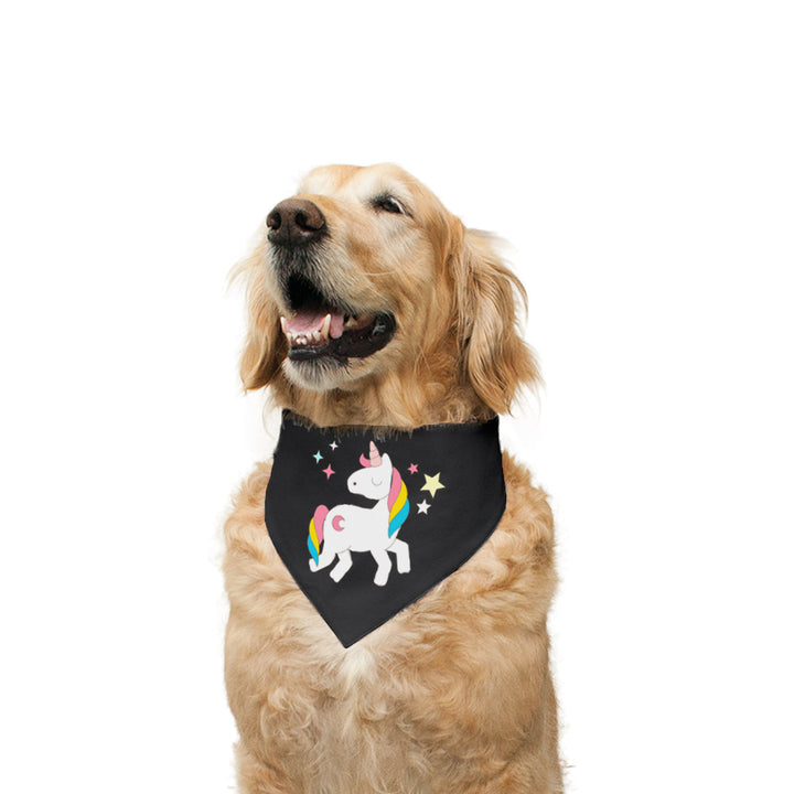 "Unicorn" Printed Reversible Bandana for Dogs